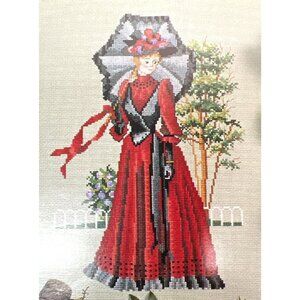 The Silk Parasol Cross Stitch Pattern By Ginger & Spice